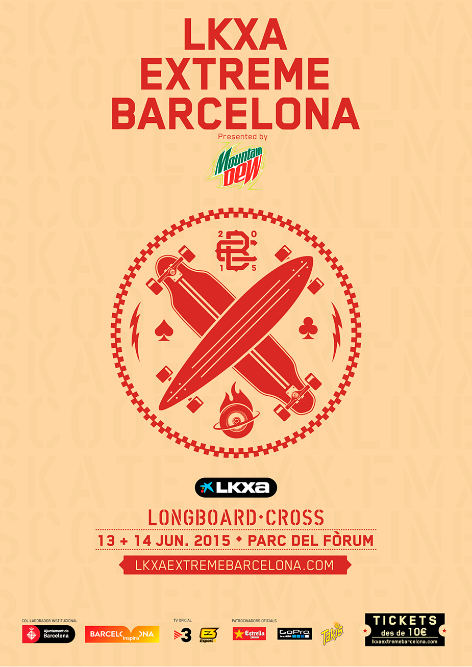 LKXA Extreme Barcelona Longboard Cross