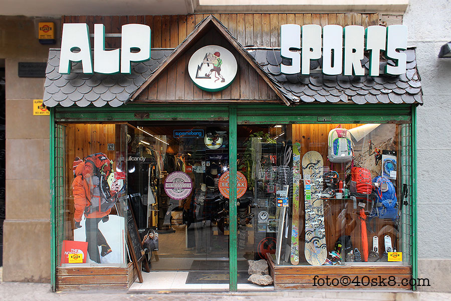 ALP Sports. Sports & Skate shop. Barcelona