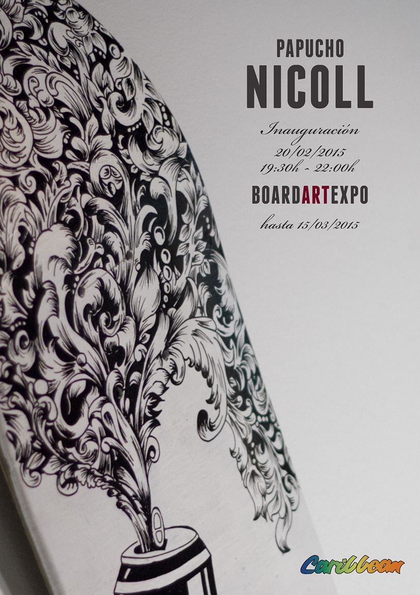 BOARDARTEXPO. Papucho Nicoll en Caribbean