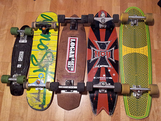 Quiver skateboards longboards