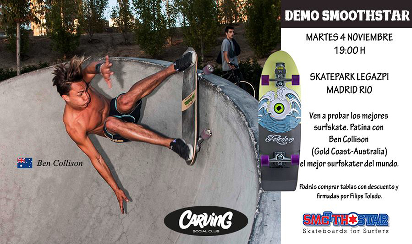 Smoothstar ejes. Ben Collison en Madrid