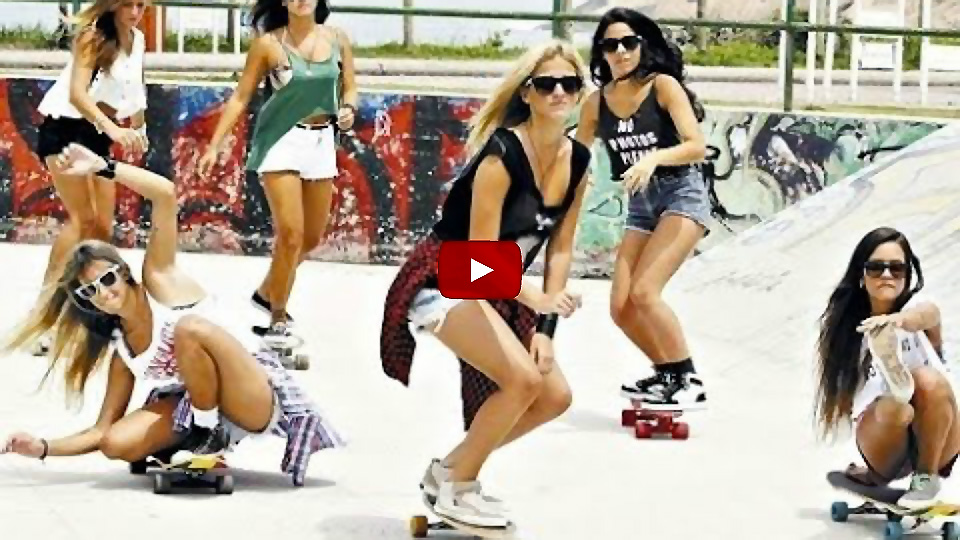 skate girls video compilation