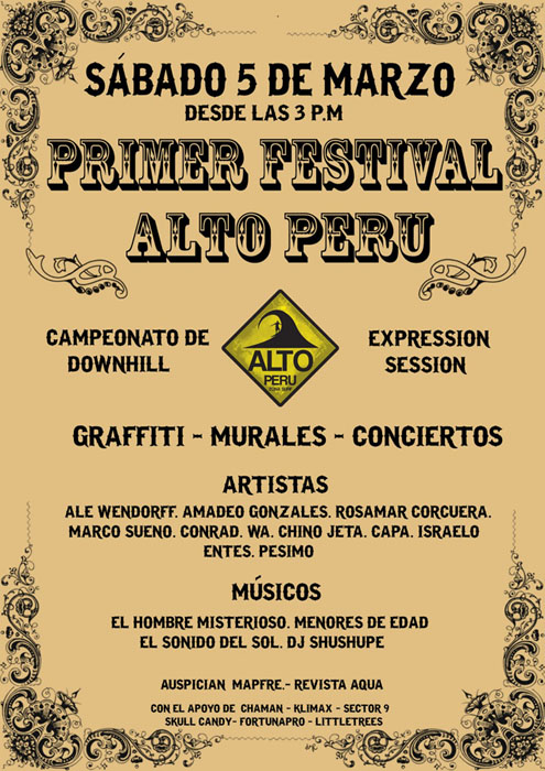 Primer Festival Alto Peru